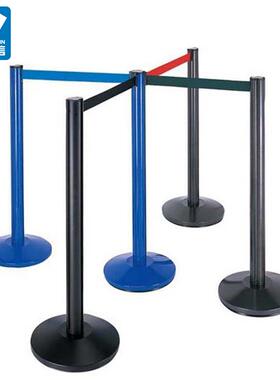 开学季优惠价2米带彩色烤漆伸缩可移格动排队栏XCS杆护栏