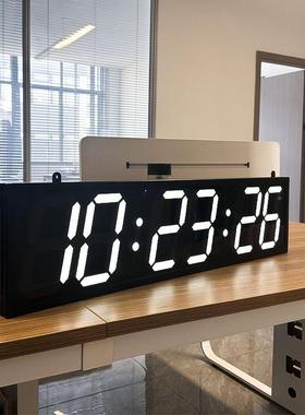 FWYC-702超亮大工尺遥控校时数字挂钟时钟厂健寸身房用