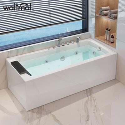 沃特玛人家户用成浴缸冲浪按摩恒温小型卫生64701间浴池浴盆1.4-1