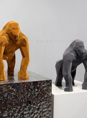 现板代简卡约通动FSB250物潮流金刚猩猩摆样间件售楼处客厅玄关桌