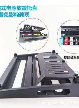 效果器支果器架单块效器板果子铝合QMP金便携轨道固架效定电吉他