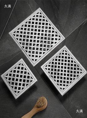 加厚304不T9锈钢地0漏防臭大寸15203cm尺天台室外庭院大量11排0管