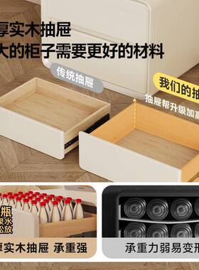 黑色床木头柜实BC56BC5家用卧室025新款小型床简边柜子约2卧室收