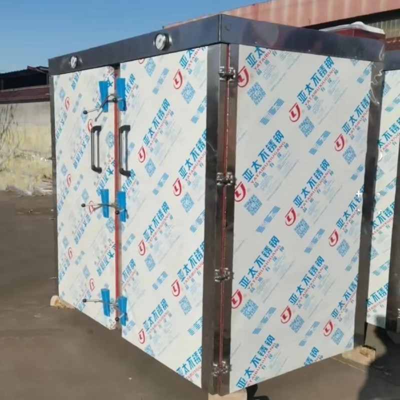 商用大型电汽两用双门蒸房推车