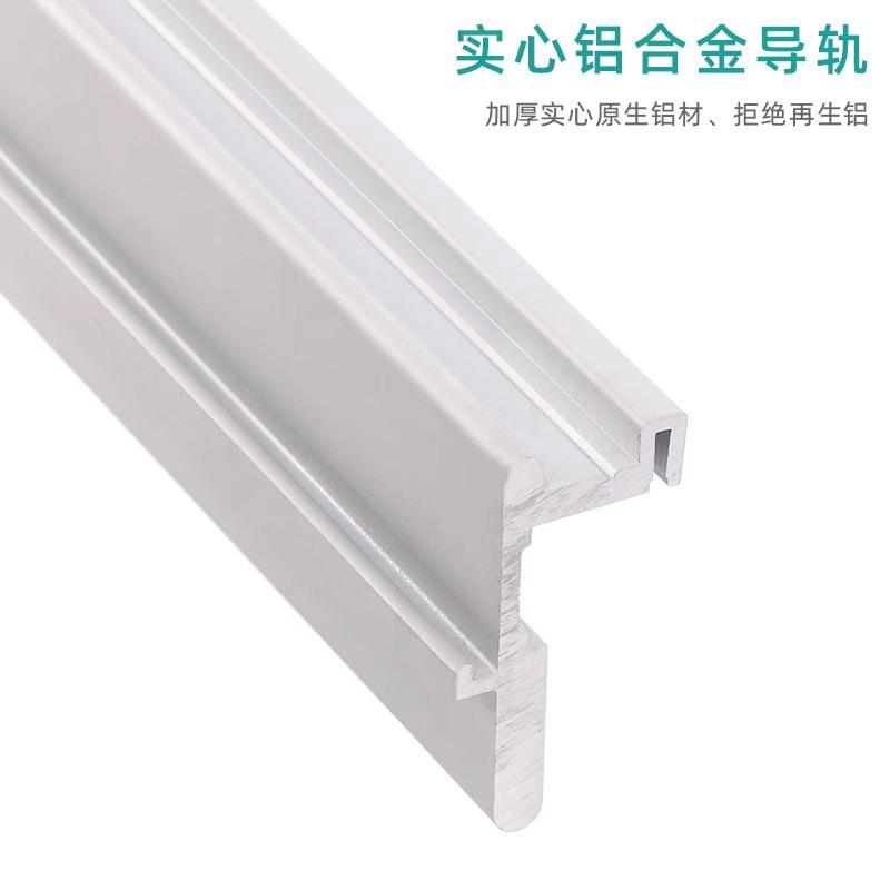 衣YG-2柜无下轨折叠门道衣间推拉木质移门通门轨吊门帽滑轮道五金