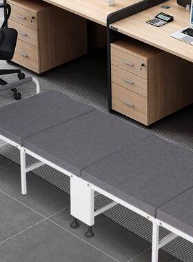 现货办公室FEQ午休折叠便床单人简床携家用成人折陪护易四床午睡