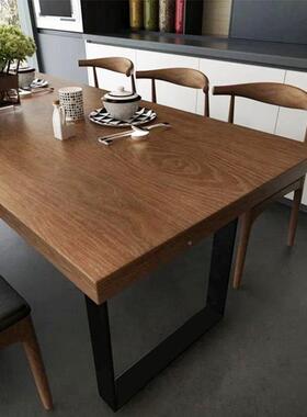 现代简约实木38110餐桌餐工厅台餐桌椅长组合会议桌桌办公桌作洽