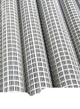 耐丝蚀法兰式不锈钢过滤筒耐RLU酸耐碱磨形滤网抗楔滤芯