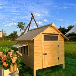 F98TT797冬季保暖狗户外实木狗屋室内猫屋雨窝大型中型犬狗笼子室