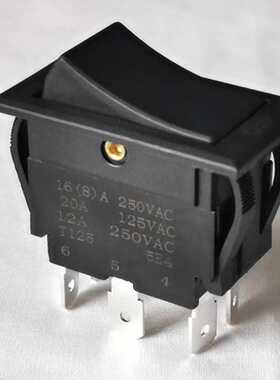电动工具角磨机洗碗机拨动开关6脚4脚三档电源开关KDC-A08B21A1