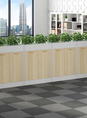 办公室隔断柜储物文件资NDF料矮柜花柜简约柜绿植柜矮柜槽资料档