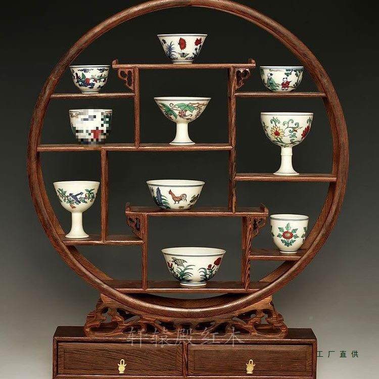 实古木中式小博架董茶壶985架鸡翅木现代简约展示架古摆宝件多阁,基础建材,脚轮/万向轮,淘宝优惠券,粉丝福利购,淘宝优惠卷