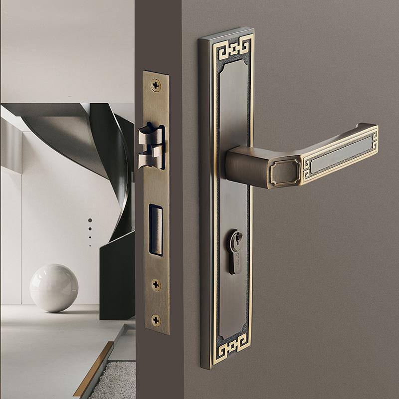 直购新中式全金色室内通门DG-BS4青古铜用型静铜音家用房实木门门