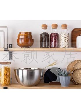 样道板间摆件实木菜板摆设托盘橱房柜厨厨具食材JJ罐具摆件软装饰