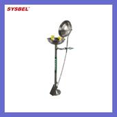 西斯贝尔动WG0733C带水盆式 锈钢不立GXI式 联翻盖洗眼器