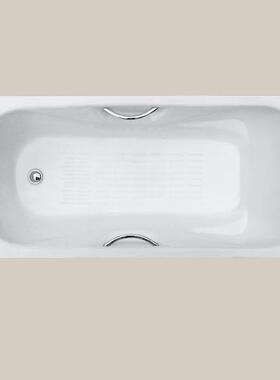 乐佳方形1.8扶手家用浴缸954表面成光洁高使年用限人大米空间浴缸