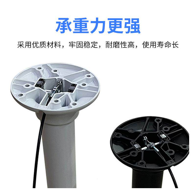 手动按调节升降柱降多功能五气动垂直压停升手动升降降金线控茶几
