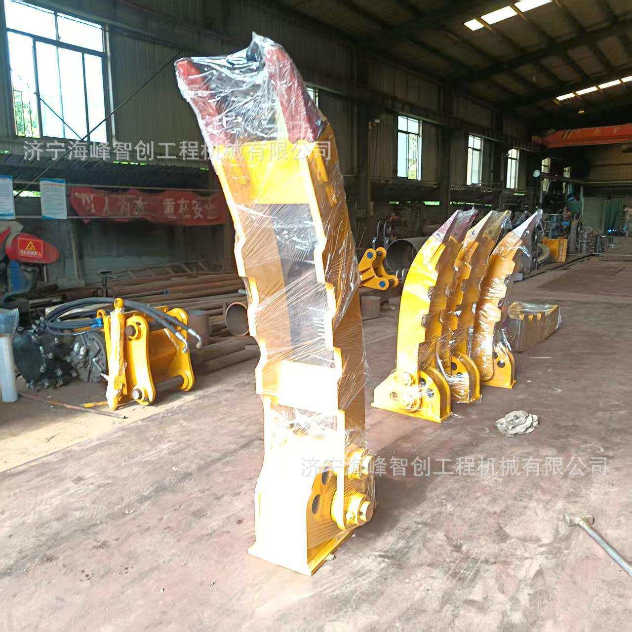 出口外贸跨境园林伐木用挖斗辅助夹子废旧钢筋抓取用抓石器夹铁器