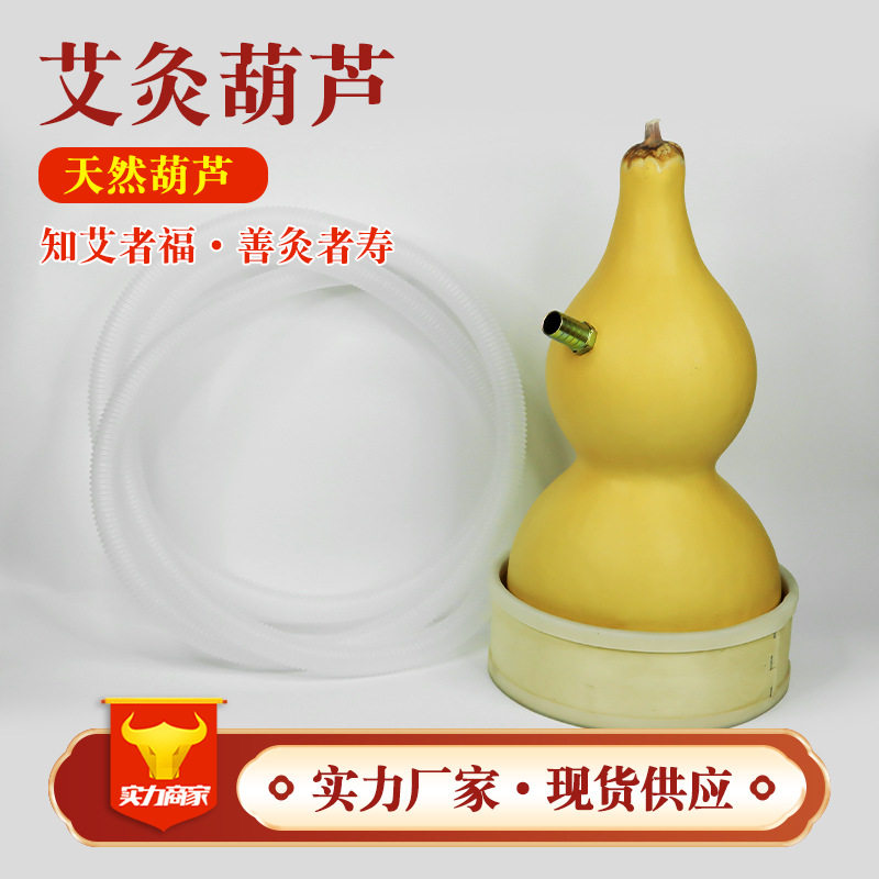 天然葫芦灸家用艾灸器 大号艾灸专用葫芦仪器 养生馆用全身温灸器