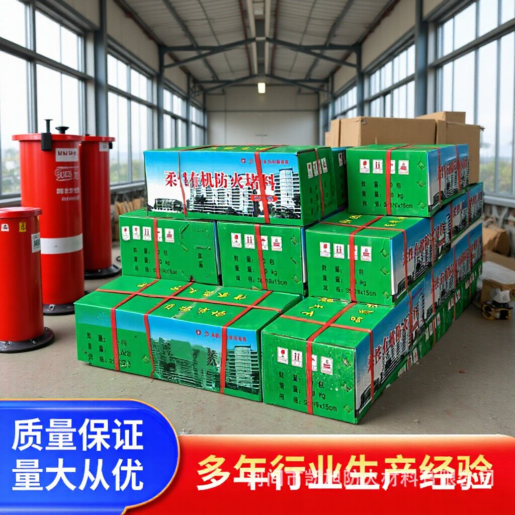 可塑电线电缆防火泥冶金建筑材料国标20kg防爆泥有机柔性防火堵料