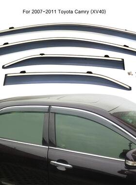 专用丰田2007-2011凯美瑞晴雨挡注塑加厚晴雨挡Camry Aurion雨眉