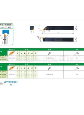 数控车刀外径用车刀JSVJ2BR/L1010K11全系列，价格拍前询