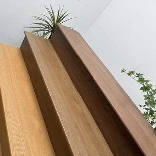 原槽防0滑耐磨木纹楼梯X砖木纹楼梯加厚圆加灯槽的木纹梯级砖边47