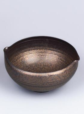 厂家家用大号茶器碗日式陶瓷茶粗陶茶渣茶缸仿AL-61329古洗杯洗的