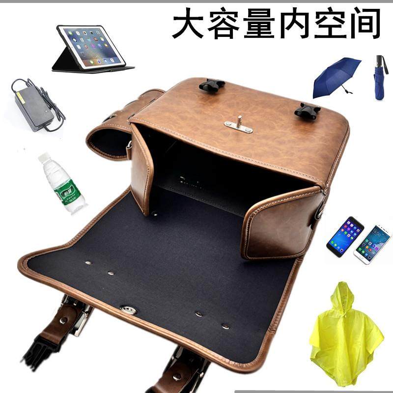 车摩托车包侧皮革挂包马鞍#B27包机双边箱包后座驮包骑行后尾包侧