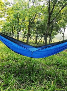 吊床IUO速防蚊尼户丝纺抗撕裂外出游开露营级新款升方便携带秋千