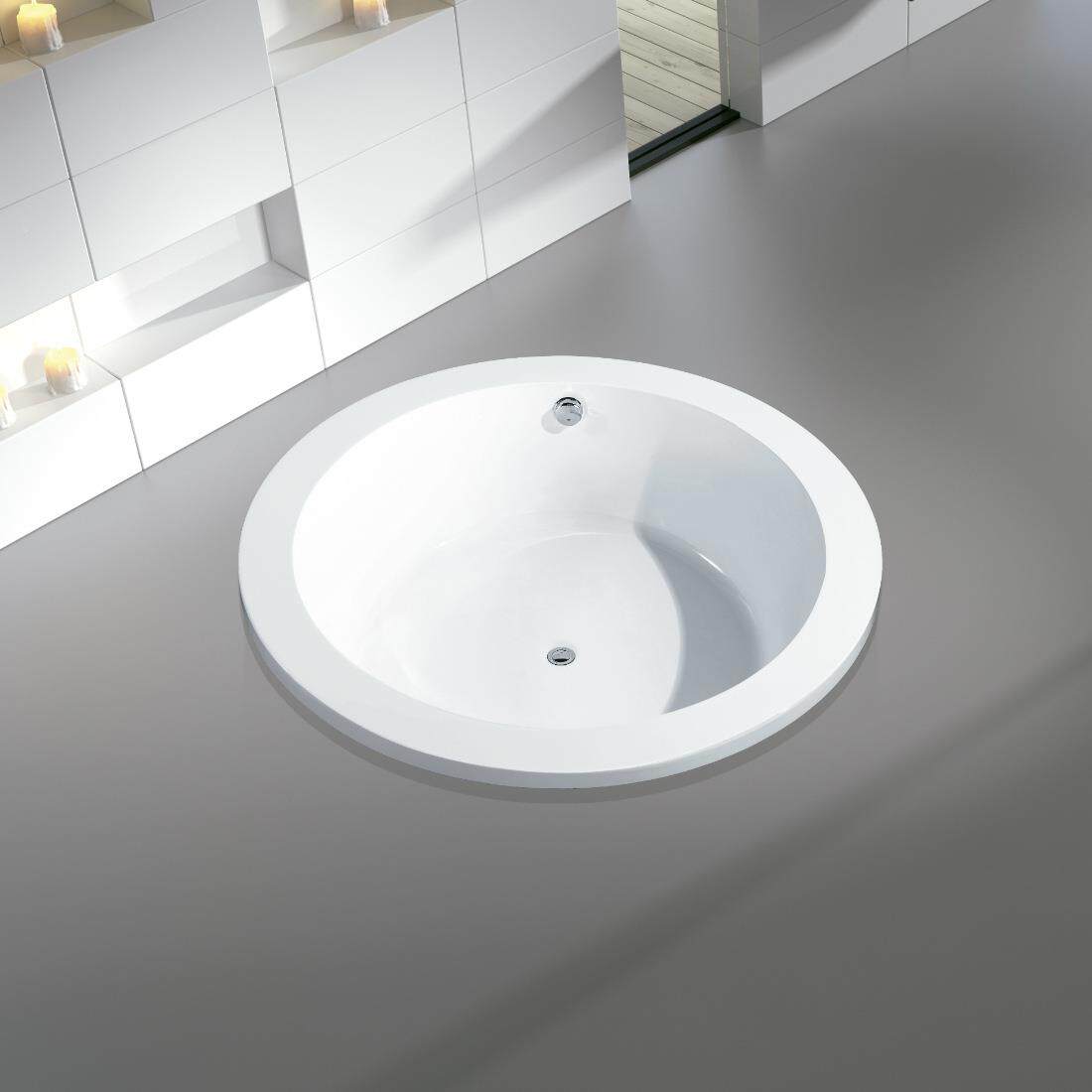 供应亚克234人力嵌式浴缸多入尺寸酒店零家用砌墙式浴盆成浴池售