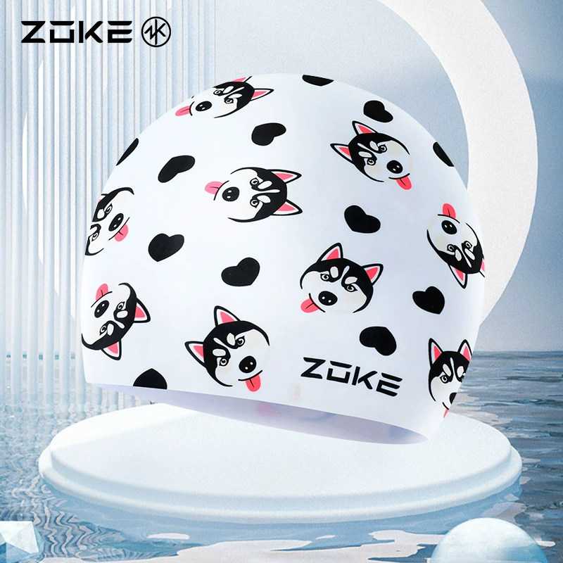 zoke洲克硅胶专业游泳训练泳帽图片