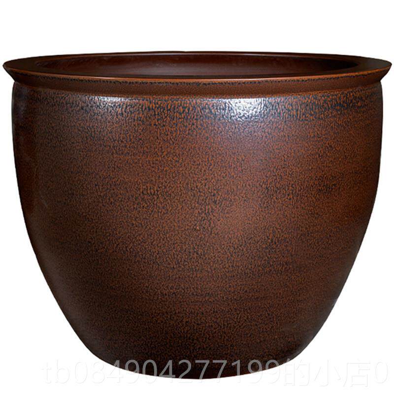 高档景客德镇陶瓷器缸办公室厅摆件水缸庭院大鱼缸养盆鱼锦鲤缸乌