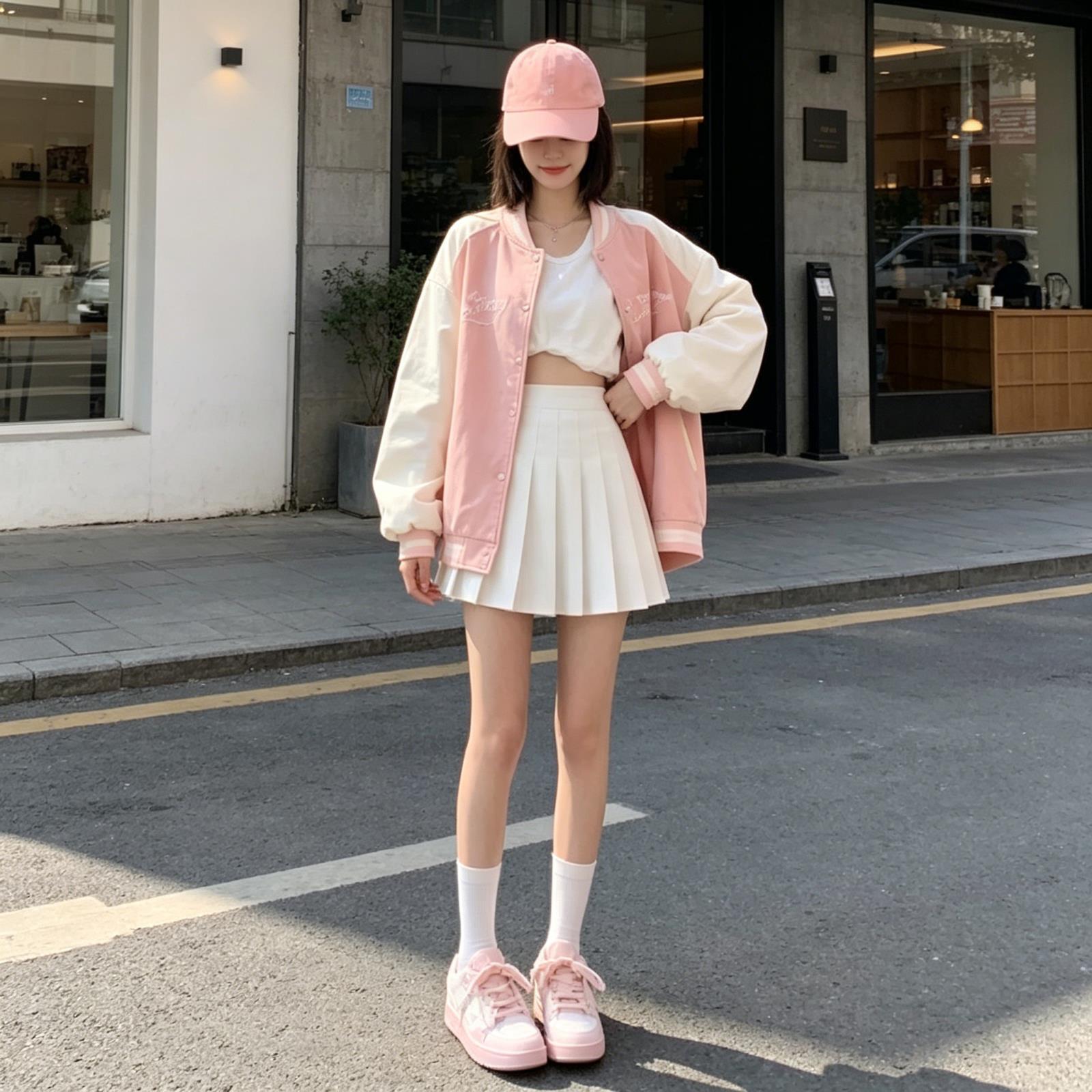 灰色jk百褶裙女半身裙夏