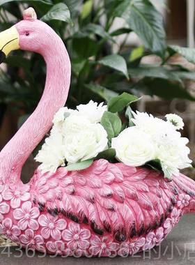 正品火烈鸟摆农家乐动物庭院装饰外花园露台置造户件型阳台落布地