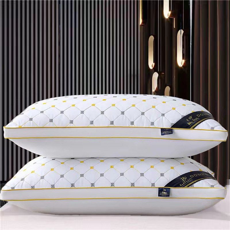 枕头枕芯一对装家用带枕套五星级酒店护颈椎枕整头男单个宿舍单人,床上用品,枕头/枕芯,淘宝优惠券,粉丝福利购,淘宝优惠卷