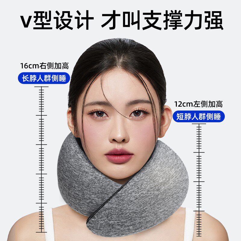 鸵鸟u型枕护颈枕靠枕午睡枕头坐飞机开车用旅行睡觉脖枕支撑力强