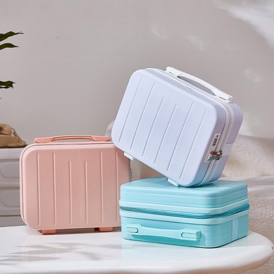 14寸小型手提行李箱女登机箱轻便可套拉杆迷你便携化妆包旅行箱