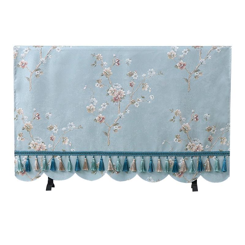 电视机防尘罩套盖布布2021年新款液晶柜盖巾55寸65寸简约布艺防砸,居家布艺,电视机罩,淘宝优惠券,粉丝福利购,淘宝优惠卷