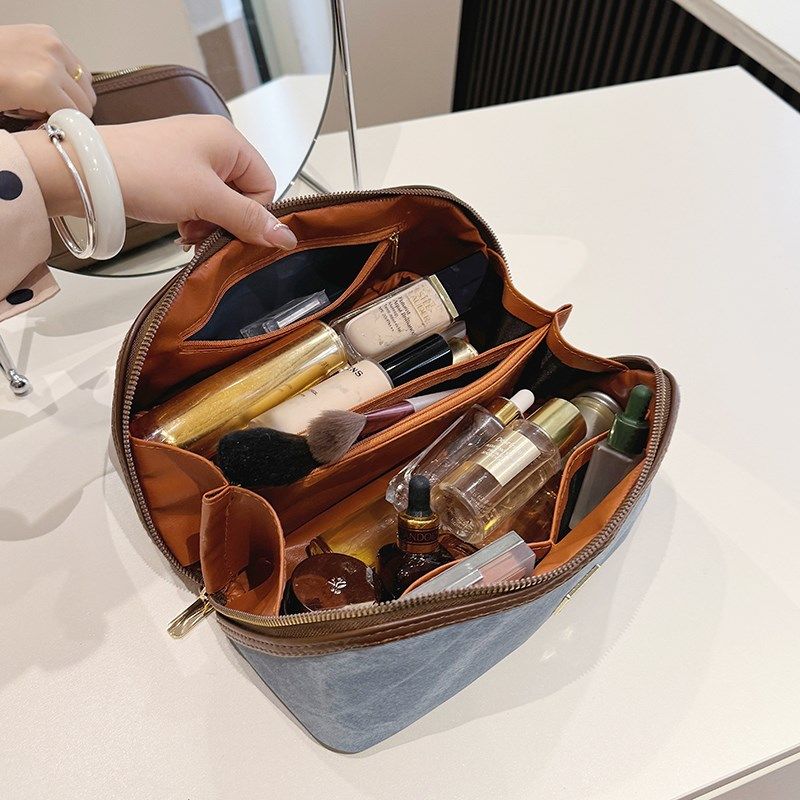 化妆包女2025新款便携式大容量手提化妆品收纳包旅行洗漱包袋,收纳整理,化妆包,淘宝优惠券,粉丝福利购,淘宝优惠卷