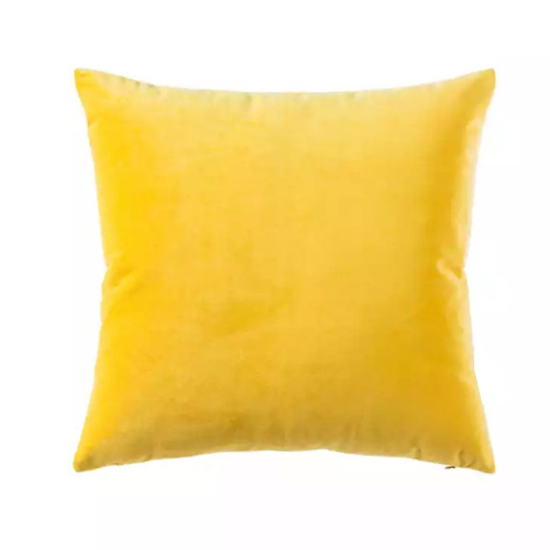 天鹅绒纯色抱枕套定制红黄蓝绿紫色黑白色粉色靠垫套长条枕定做