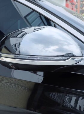 适用奔驰C级E级S级后视镜防撞贴GLC300L/E300L/C260/S450亮条改装