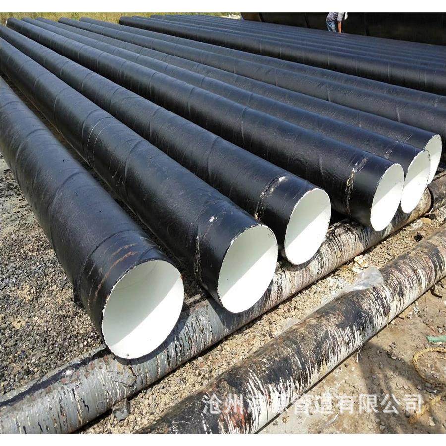零售钢管 三油两布防腐地埋螺旋钢管 377口径螺旋焊接钢管