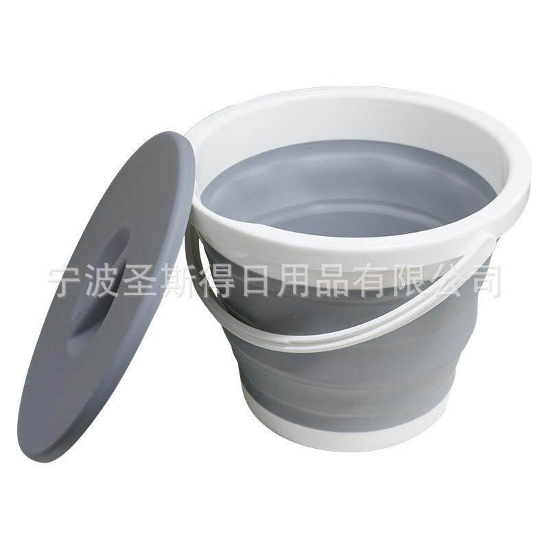 枯法师可折叠5L水桶带盖车载洗水桶