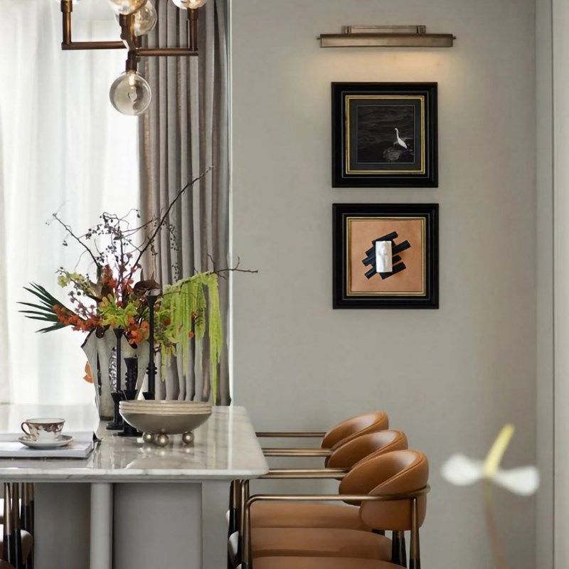 美式中古风复古装饰画客厅餐厅书房背景墙壁画高级感黑框金色挂画,家居饰品,现代装饰画,淘宝优惠券,粉丝福利购,淘宝优惠卷