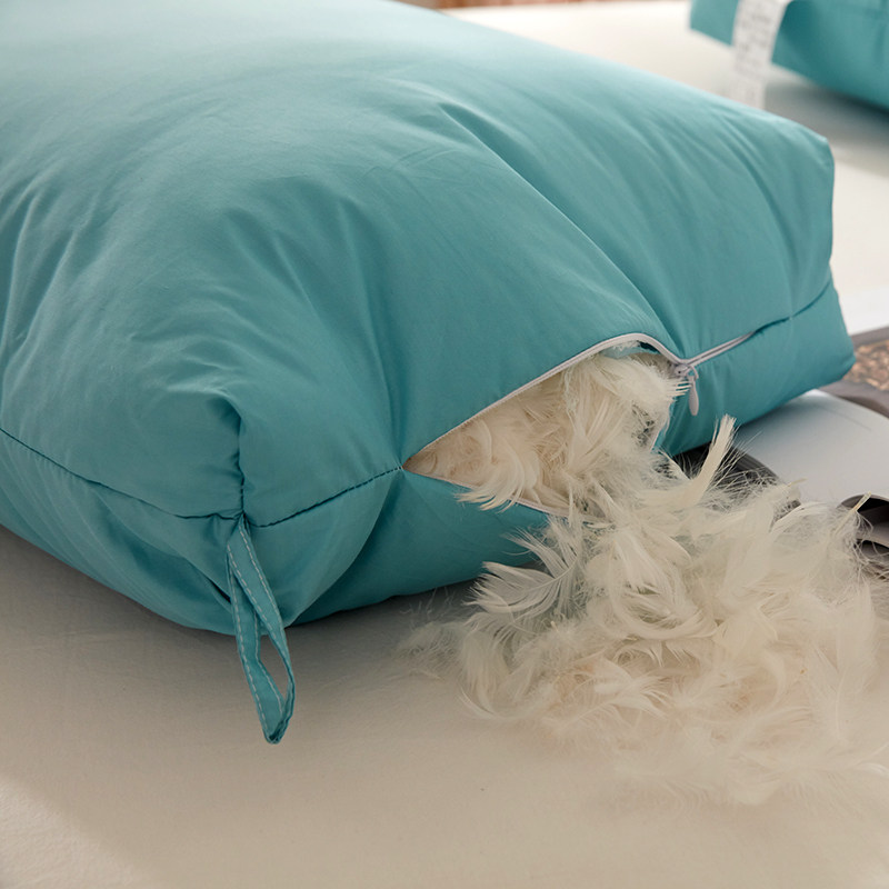 海外五星级酒店订单 100%白鹅毛枕 皇冠假日枕芯白鹅绒枕羽毛枕头,床上用品,枕头/枕芯,淘宝优惠券,粉丝福利购,淘宝优惠卷