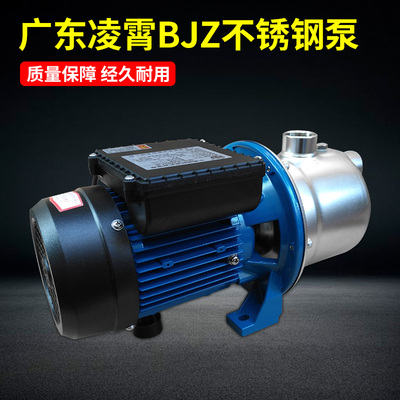 凌霄不锈钢叶轮射流式自吸泵家用增压泵抽水机泵BJZ-037/75/100型