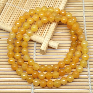 天然黄玉多圈佛珠3圈4圈手链项链两用男款女款民族风情侣饰品手串