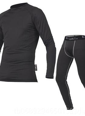 正品GHOSCT RAI两NG机车件式吸汗骑士衣运动健身速干 干紧身滑骑