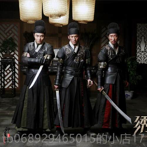 正品影视装明锦衣古装卫飞鱼服绣朝春刀同款古男武侠古装汉服装演